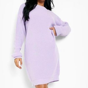 Lilac sweater dress XL